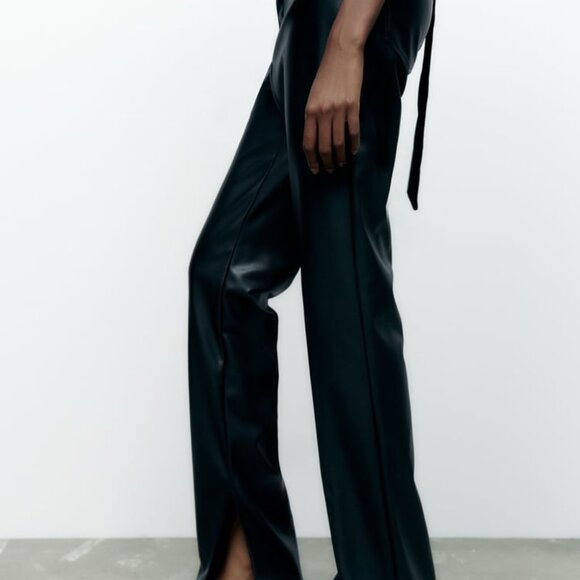 FAUX LEATHER SLIM Fit WITH SLITS - Picture 3 of 7